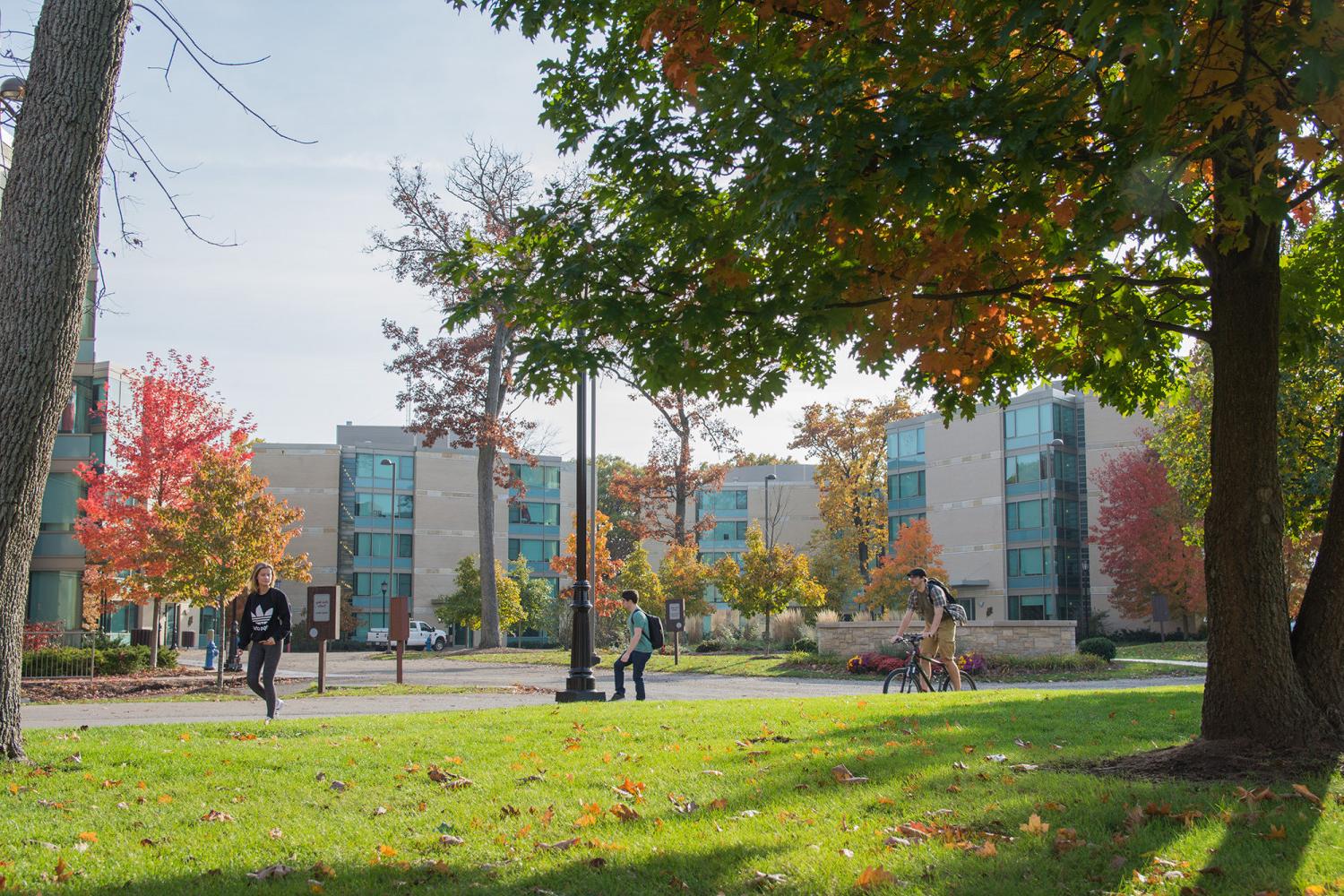 The Oaks Residential Village is a cluster of six residential buildings on the south side of campus, named for the beautiful trees that su...